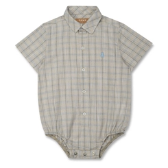 CAMISA/BODY XADREZ MC BEBÊ 7675