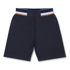 BERMUDA MOLETOM ELASTANO ELÁSTICO LISTRADO INFANTIL 7784