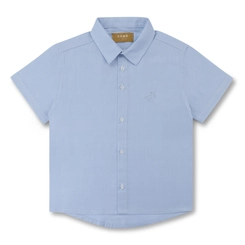 CAMISA OXFORD STRECH MC INFANTIL P001