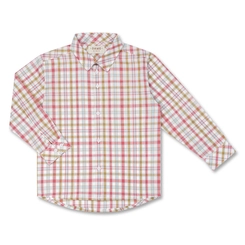 CAMISA ALGODÃO LISTRADA XADREZ ML INFANTIL 7713