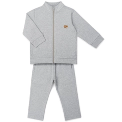 CONJUNTO MOLETOM JAQUETA PATCH ROSTO URSO 7378
