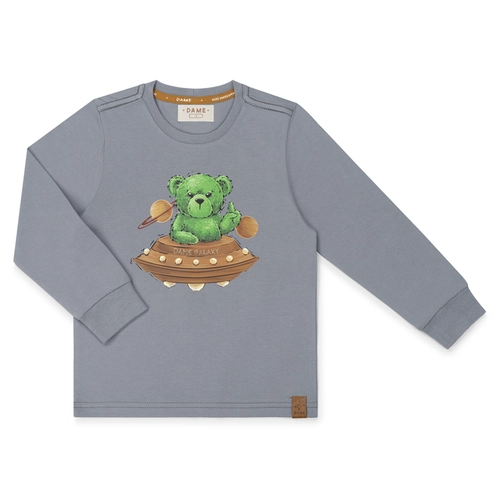 CAMISETA ALGODÃO MANGA LONGA TEDDY ET 7448 CAMISETA ALGODÃO MANGA LONGA TEDDY ET 7448  Chumbo 3