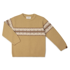 BLUSA TRICOT BARRADO ÉTNICO 7544