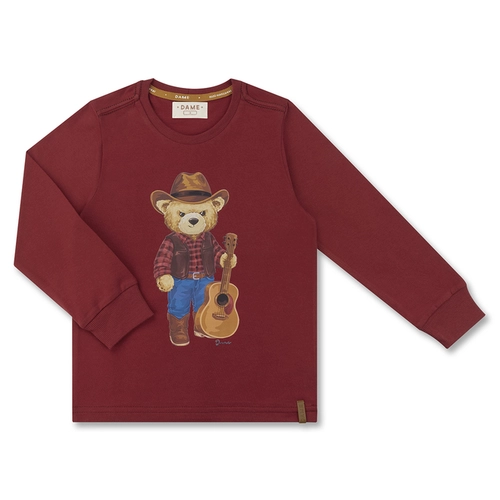 CAMISETA ALGODÃO TEDDY COUNTRY ML INFANTIL 7960 CAMISETA ALGODÃO TEDDY COUNTRY ML INFANTIL 7960 Preto 2