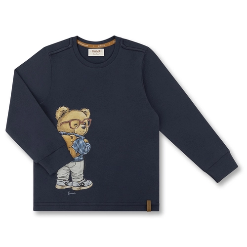 CAMISETA ALGODÃO TEDDY MOCHILA ML INFANTIL 7962 CAMISETA ALGODÃO TEDDY MOCHILA ML INFANTIL 7962 Marinho 8