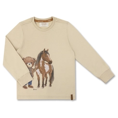 CAMISETA ALGODÃO TEDDY CAVALO ML INFANTIL 7963
