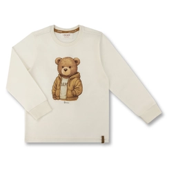 CAMISETA ALGODÃO TEDDY JAQUETA ML INFANTIL 7966
