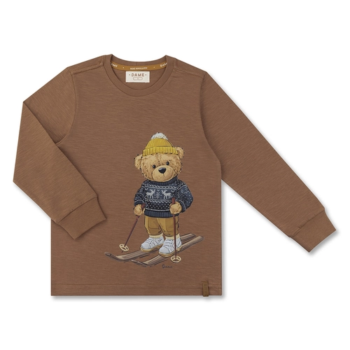CAMISETA ALGODÃO TEDDY SKI ML INFANTIL 7970 CAMISETA ALGODÃO TEDDY SKI ML INFANTIL 7970 Off 1