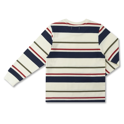 CAMISETA ALGODÃO LISTRADA NAVY ML INFANTIL 7979 CAMISETA ALGODÃO LISTRADA NAVY ML INFANTIL 7979 Off 12
