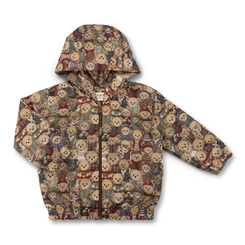 JAQUETA CORTA-VENTO IMPERMEÁVEL ESTAMPA TEDDY BEBÊ 7898