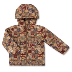 JAQUETA PUFFER ESTAMPA TEDDY BEBÊ 7897
