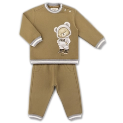 CONJUNTO AGASALHO/CALÇA MOLETOM TEDDY URSINHO BEBÊ 7888