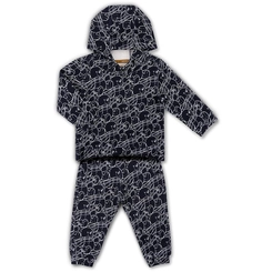 CONJUNTO AGASALHO/CALÇA NEOPRENE ESTAMPA TEDDY BEBÊ 7890