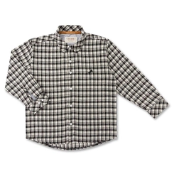 CAMISA XADREZ FLANELA ALGODÃO FORRO MEIA-MALHA ML INFANTIL 7931