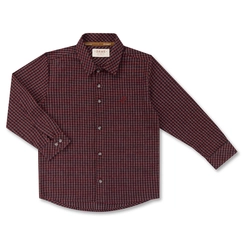 CAMISA XADREZ FLANELA ALGODÃO ML INFANTIL 7925