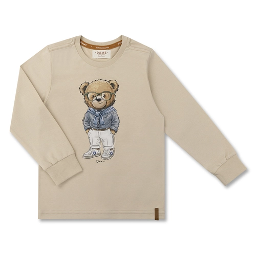 CAMISETA ALGODÃO TEDDY FARIA ML INFANTIL 7964 CAMISETA ALGODÃO TEDDY FARIA ML INFANTIL 7964 Linho 1
