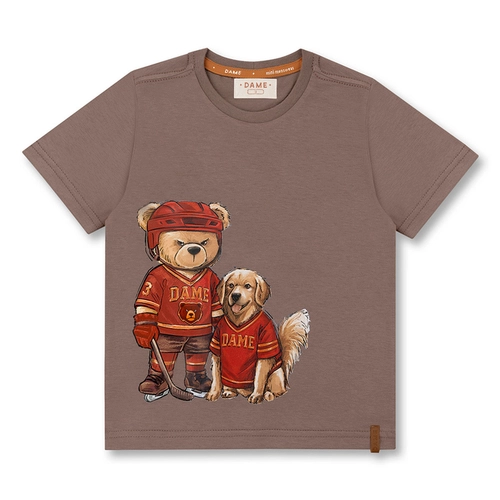 CAMISETA ALGODÃO TEDDY HOCKEY MC INFANTIL 7988 CAMISETA ALGODÃO TEDDY HOCKEY MC INFANTIL 7988  Carmim 12