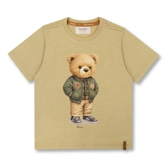 CAMISETA ALGODÃO TEDDY VINTAGE VERDE MC INFANTIL 7999
