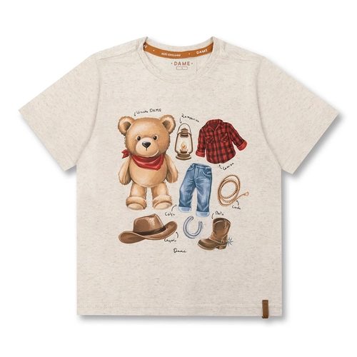 CAMISETA ALGODÃO TEDDY LOOK MC INFANTIL 8004 CAMISETA ALGODÃO TEDDY LOOK MC INFANTIL 8004 Linho 6