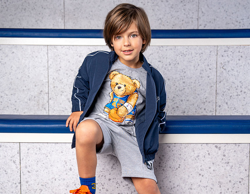 CAMISETA ALGODÃO NBA TEDDY NEW YORK KNICKS MC INFANTIL 8161