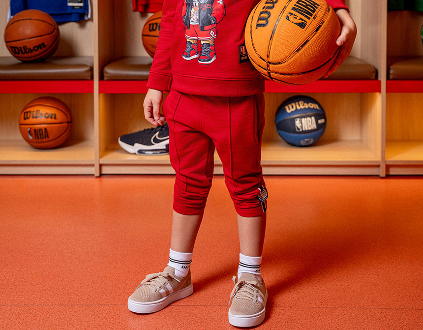 CALÇA MOLETOM NBA CHICAGO BULLS INFANTIL 8158