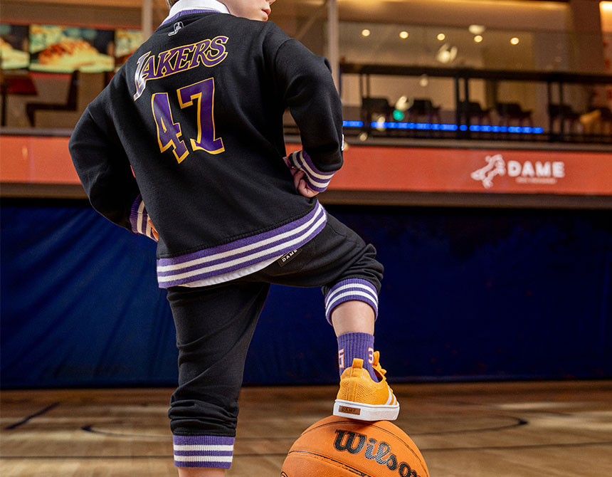 CALÇA MOLETOM NBA LOS ANGELES LAKERS INFANTIL 8153