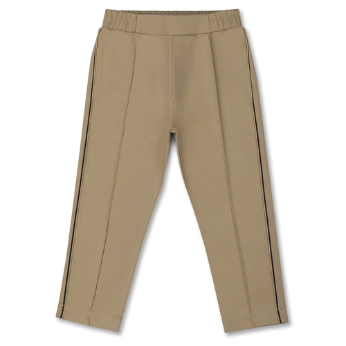 CALÇA SARJA ELASTANO FRISO E VIVO LATERAL INFANTIL 7730 CALÇA SARJA ELASTANO FRISO E VIVO LATERAL INFANTIL 7730 Ocre 3