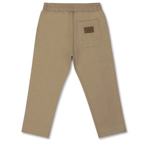 CALÇA SARJA ELASTANO FRISO E VIVO LATERAL INFANTIL 7730 CALÇA SARJA ELASTANO FRISO E VIVO LATERAL INFANTIL 7730 Ocre 3