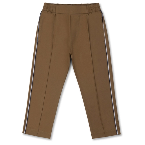 CALÇA SARJA ELASTANO FRISO E VIVO LATERAL INFANTIL 7730 CALÇA SARJA ELASTANO FRISO E VIVO LATERAL INFANTIL 7730 Ocre 3