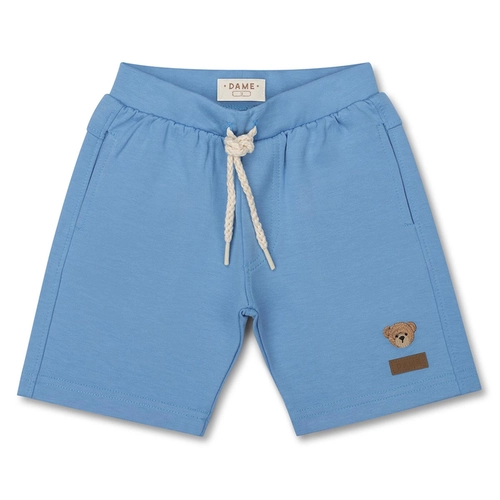 BERMUDA NEOPRENE ELASTANO BORDADO TEDDY INFANTIL 7846 BERMUDA NEOPRENE ELASTANO BORDADO TEDDY INFANTIL 7846  Azul capri 3