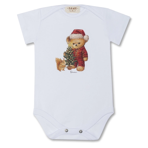 BODY SUEDINE ALGODÃO TEDDY NATAL MC BEBÊ 7682