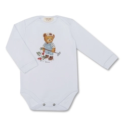 BODY ALGODÃO TEDDY FAZENDA ML BEBÊ 7683