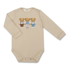 BODY SUEDINE ALGODÃO TEDDY TRIO ML BEBÊ 7684