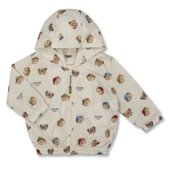 JAQUETA CORTA-VENTO ESTAMPA TEDDY BEBÊ 7679