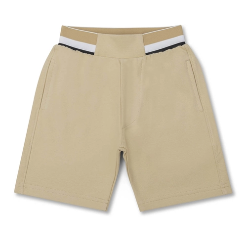 BERMUDA MOLETOM ELASTANO ELÁSTICO LISTRADO INFANTIL 7784 BERMUDA MOLETOM ELASTANO ELÁSTICO LISTRADO INFANTIL 7784 Bege 1