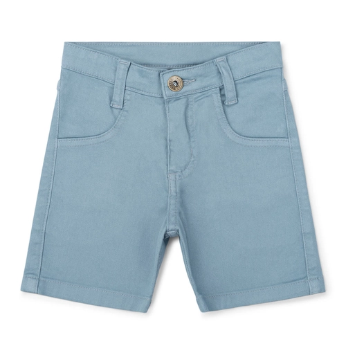 BERMUDA SARJA ELASTANO INFANTIL P007 BERMUDA SARJA ELASTANO INFANTIL P007 Azul bebê 12