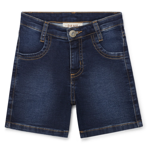 BERMUDA JEANS ELASTANO INFANTIL P011 BERMUDA JEANS ELASTANO INFANTIL P011  Marinho 12