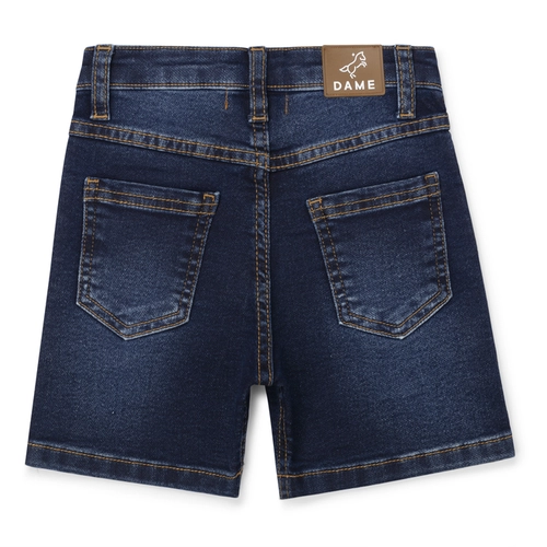 BERMUDA JEANS ELASTANO INFANTIL P011 BERMUDA JEANS ELASTANO INFANTIL P011  Marinho 12