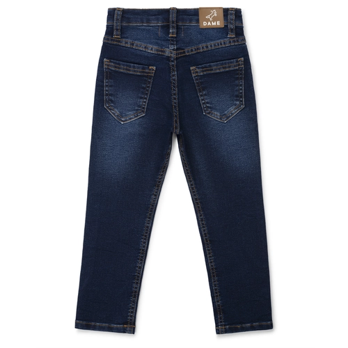 CALÇA SKINNY JEANS ELASTANO INFANTIL P012 CALÇA SKINNY JEANS ELASTANO INFANTIL P012  Marinho 2