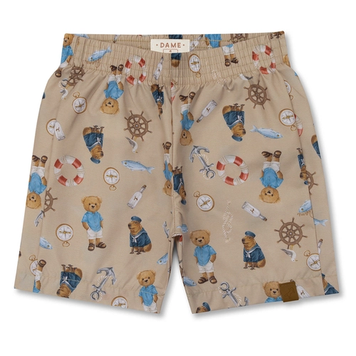 SHORT IMPERMEÁVEL ESTAMPA TEDDY INFANTIL 8366