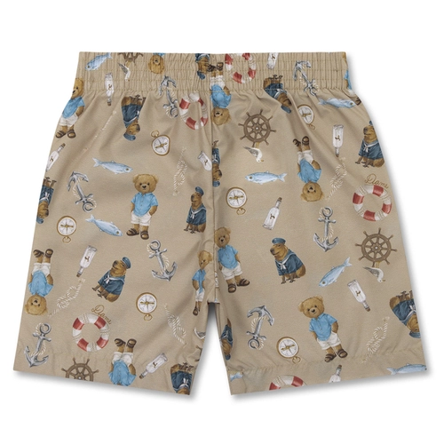 SHORT IMPERMEÁVEL ESTAMPA TEDDY INFANTIL 8366