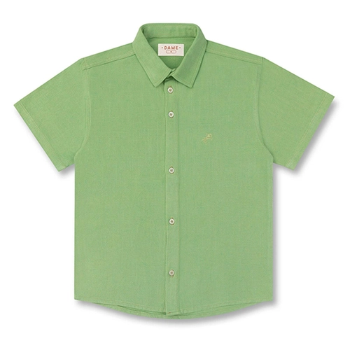 CAMISA LINHO MC INFANTIL 8343 CAMISA LINHO MC INFANTIL 8343 Menta 1