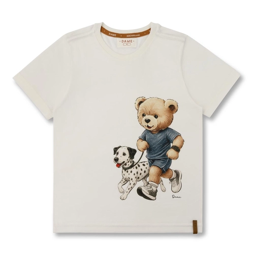 CAMISETA ALGODÃO TEDDY DÁLMATA INFANTIL 8321