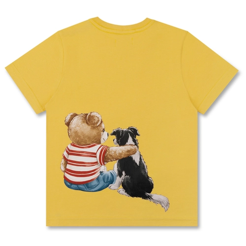 CAMISETA ALGODÃO TEDDY COLLIE INFANTIL 8322 CAMISETA ALGODÃO TEDDY COLLIE INFANTIL 8322 Amarelo 12