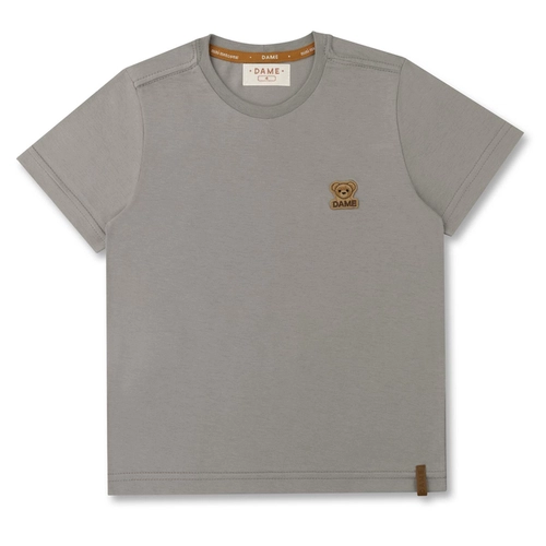 CAMISETA ALGODÃO PATCH TEDDY INFANTIL 8243 CAMISETA ALGODÃO PATCH TEDDY INFANTIL 8243 Preto 12