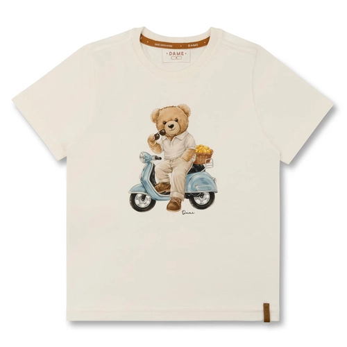 CAMISETA ALGODÃO TEDDY LAMBRETA INFANTIL 8316
