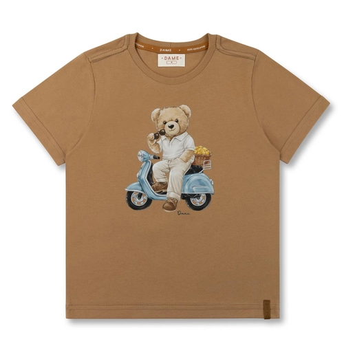 CAMISETA ALGODÃO TEDDY LAMBRETA INFANTIL 8316