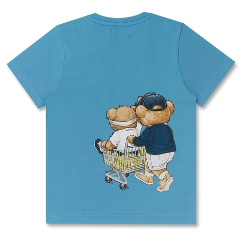 CAMISETA ALGODÃO TEDDY BOLINHAS INFANTIL 8317