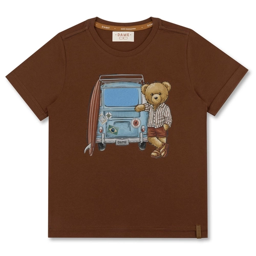 CAMISETA ALGODÃO TEDDY KOMBI INFANTIL 8318