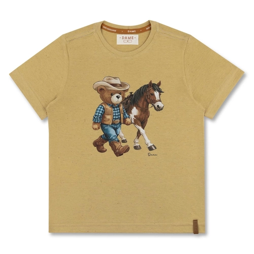 CAMISETA ALGODÃO TEDDY CAVALO INFANTIL 8249